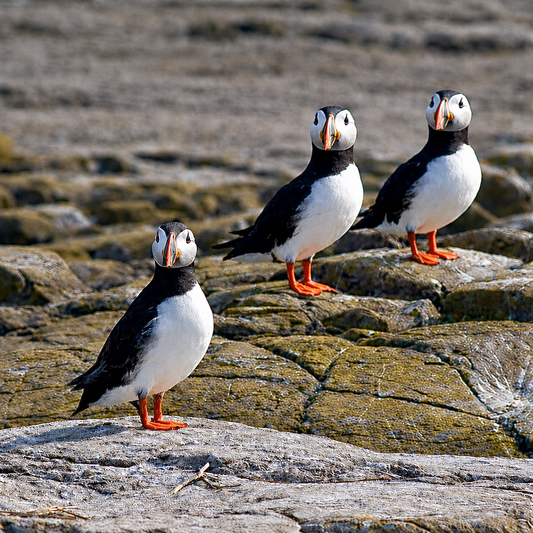 Puffins, Smile the Paparazzi are back - Farne Islands