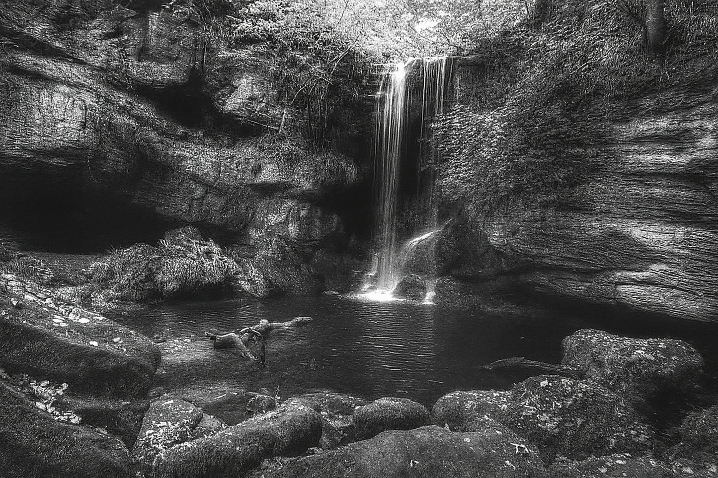 Routin Linn, Northumberland (B&W)