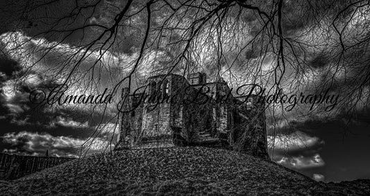 Warkworth Castle (B&W)