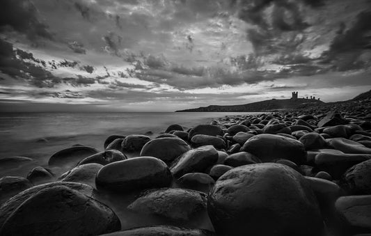 Dunstanburgh Castle B&W